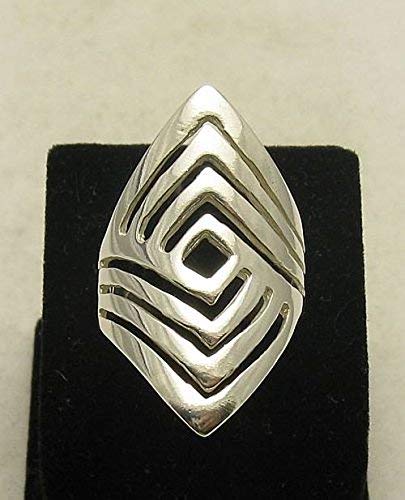 Elegante lungo anello in argento 925 R000909 Empress