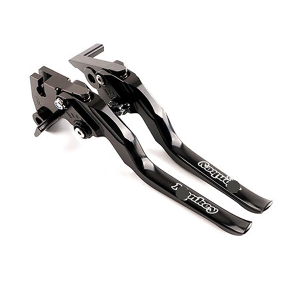 Nhgfdfs Long Black Motorcycle Clutch Brake Lever Brake Clutch Levers Motorcycle Cnc Adjustable For Ho&Nda 125 Z125 Grom Accessories