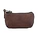 Hide & Drink, Key Holder Pouch Handmade from Full Grain Leather (Bourbon Brown)