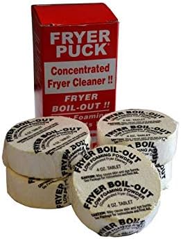 Fryer Puck 401304001 - Tabletas limpiadoras de freidora 5 pestañascaja