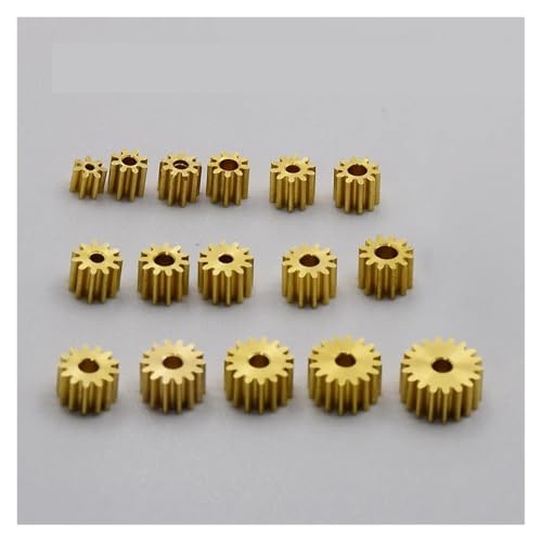 0.4M Modulus Copper Gear 10T 1.48MM HOLE Teeth Metal Pinion Transmission Gear For 1mm 1.5mm 2mm Shaft electronic starter REVIOTV