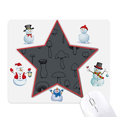 Tapis de souris créature de neige étoile pour optimiser la glisse de votre souris