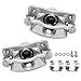 GAIASURGE Front Brake Calipers Assembly Pair Set of 2 Compatible with Honda 1996-2011 Civic, 2010-2014 Insight, Compatible with Acura EL 1997-2000, Front Driver & Passenger for 19-B1832 & 19-B1833