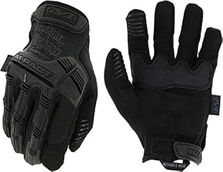 Mechanix Wear Męskie mechanix Wear M-pact® Covert (średnie, wszystkie czarne) taktyczne rękawice udarowe, czarne, M UK