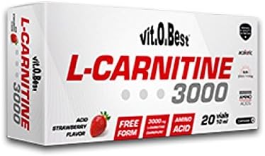 VitoBest - L-Carnitine 3000 - 20 vials - Strawberry