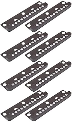 Wapiti 8-Pack 12 Inch LED Hardscape Lightings, Retaining Wall Lights, Paver Light Low Voltage, 12V AC/DC, 6W Outdoor Step Lights, IP65 Waterproof, 3000K Soft White, ETL Listed, 40,000 Hours Lifespan