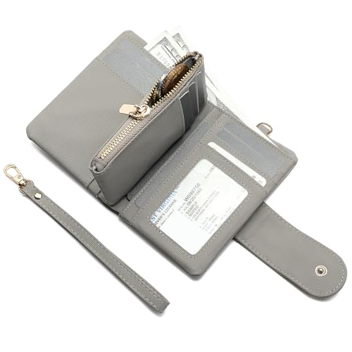 Womens Wallet Deer Small Bifold Wristlet Wallet With Coin Pocket ID Window Card Holder3