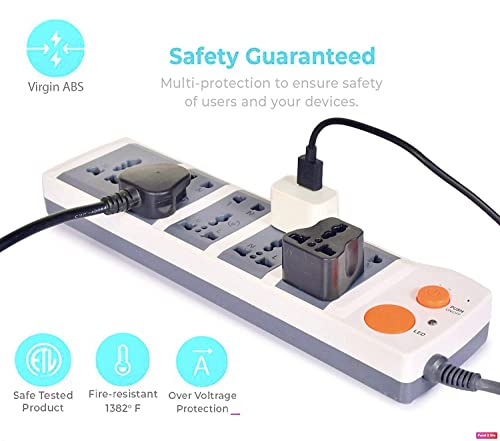 3300W Heavy Duty 16A /6A Extension Cord with 3M Wire, Extension Board ...