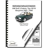 golf 3 cabrio bremsen hinten wechseln  VW Golf 3 Cabrio 1E/1V (93-98) Eigendiagnose Fahrwerk Bremsen Reparaturanleitung