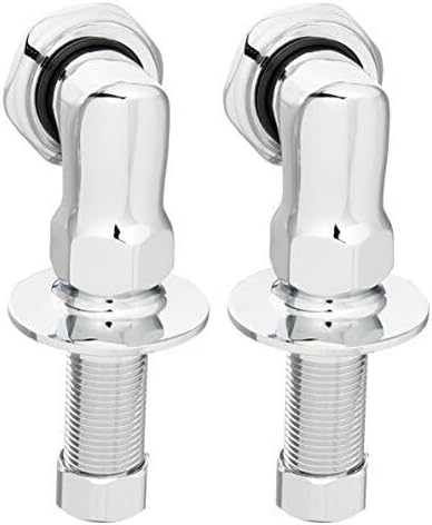 HomeStock Deck Mount Faucet Adapters - Pair - 2-18" Base - Adjustable Centers - Custom Sink Installation Kit