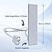 WiFi 7 Magnetic Antenna 2.4G 5G 6G for GIGABYTE Z890 Z890M Z890I AORUS，Z890 Eagle，Z890 AERO Z890 Gaming WiFi 6E Wi Fi 7 Antennas PC Desktop Computer Motherboard with New Interface White