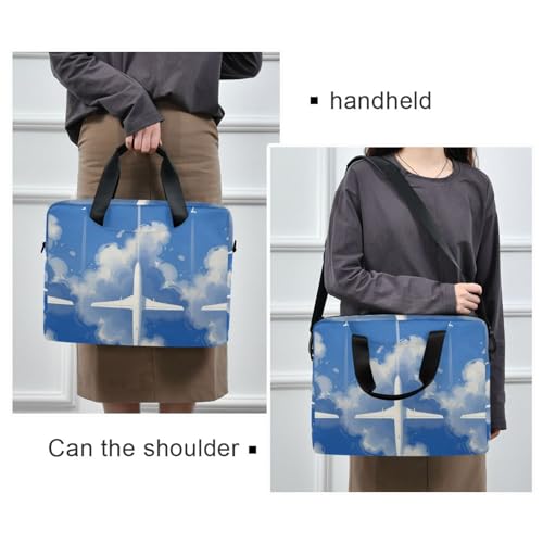 Funda portátil para laptop 15.6 pulgadas azul miniatura 2
