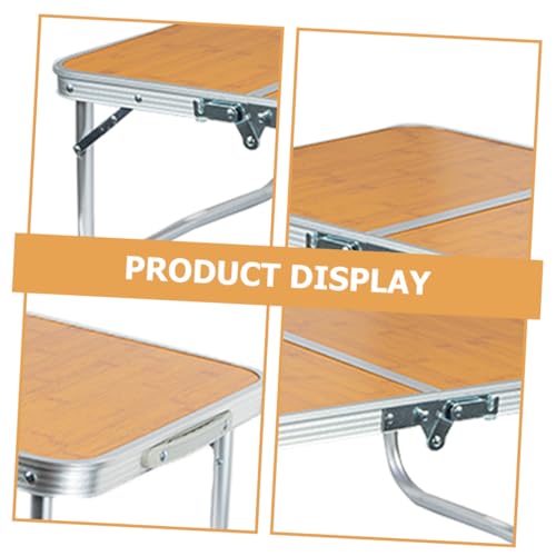 Table de camping Milisten compacte pour manger stablement en plein air - 5