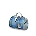 Islander The Medium Doctor Bag for Women, Harris Tweed & Vegan Leather (Blue Tartan)