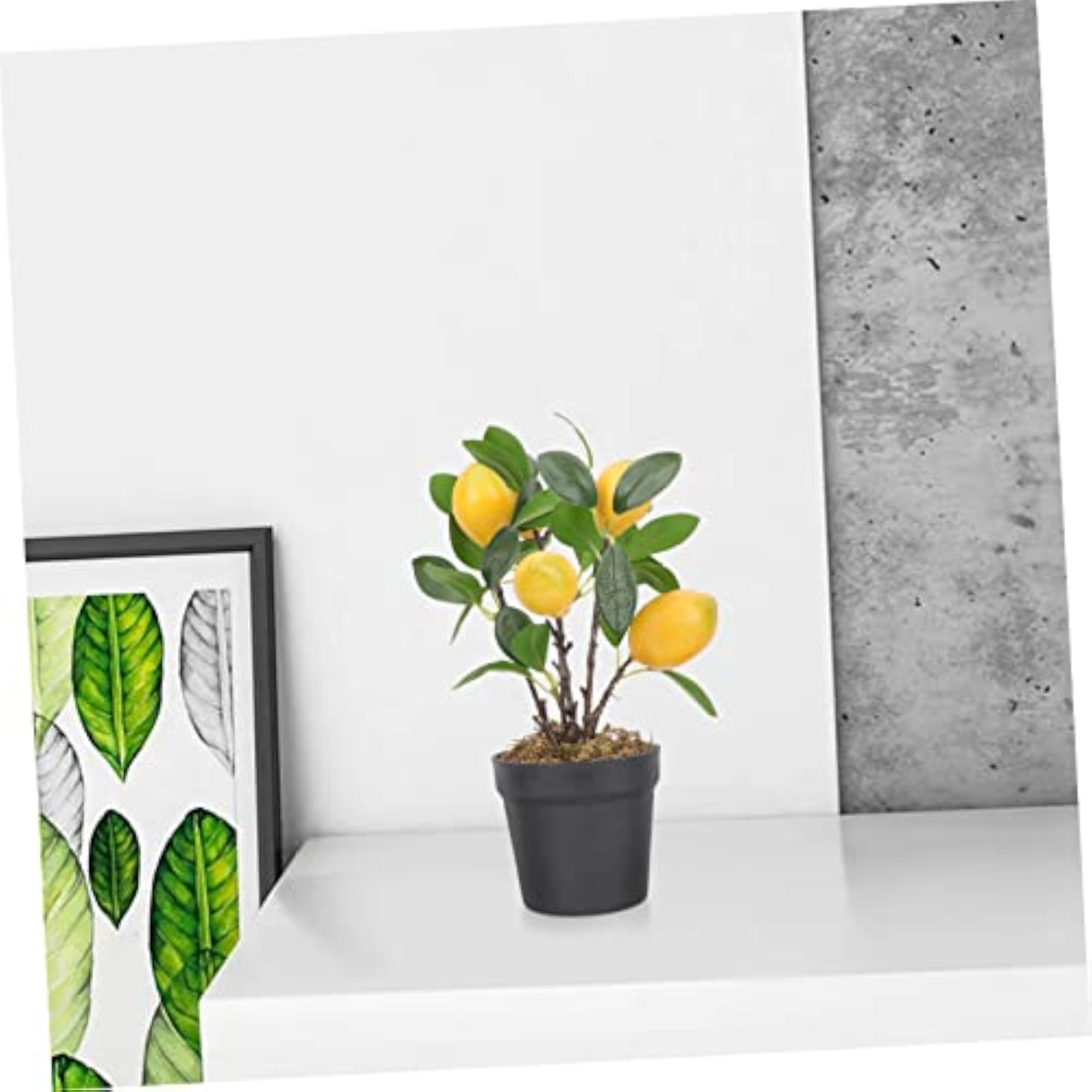 Realistic Fake Lemon Decorative Potted Bonsai