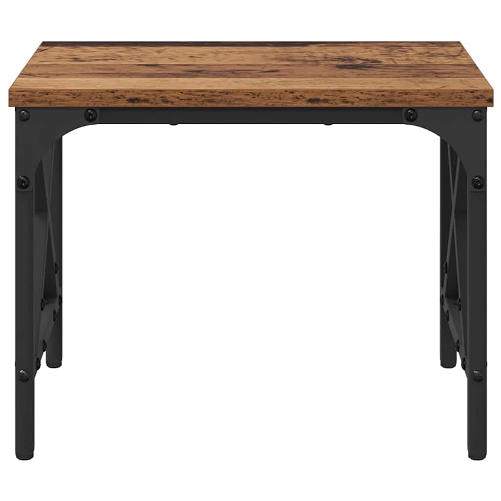 Mangloder - Soporte para impresora de madera reciclada de 40 x 30 x 31 cm con patas ajustables para oficina y hogar, estante de madera resistente con acabado mate, ideal para impresoras