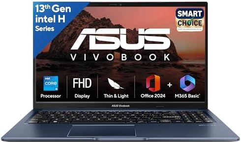 ASUS Vivobook 15, Smartchoice,Intel Core i5 13th Gen 13420H,16GB RAM, 512GB SSD, FHD 15.6",Windows 11, Office