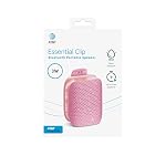 AT&T Essentials Clip Bluetooth Speaker | Mini Portable Bluetooth 5.3 Speaker with USB-C, Waterproof IPX5, 12-Hour Battery, Compact Clip-On Audio for Travel, Dorm, Outdoors - Pink - Image 5