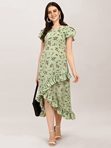 Image of QIQI Women's Crepe A-Line Maxi Casual Dress