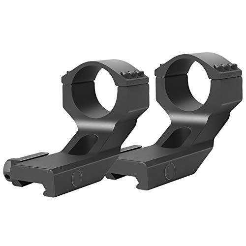 OTW Scope Mounts 30MM/1.18 inch Diameter Offset Rifle Scope Rings for Picatinny Rail System (Black 1)
