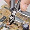 KNIPEX 78 71 125 ESD Electronic Super-Knips Comfort Grip, 5-Inch with Lead Catcher