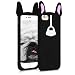 Produktbild kwmobile Apple iPhone 6 / 6S Hülle - Handyhülle für Apple iPhone 6 / 6S - Handy Case Cover Silikon Schutzhülle - Bulldogge Design Weiß Rosa Schwarz