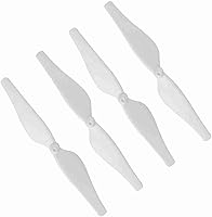 Vista 7 de Juego de 4 pares de cuchillas de hélice, juego de repuesto de hélice de dron ligero de fibra de carbono para DJI Tello (blanco)