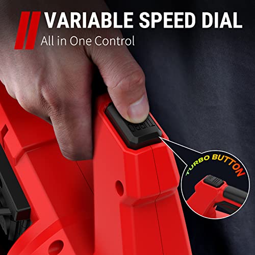 Vaclife Leaf Blower Cordless With Battery And Charger -350Cfm 150Mph 20V Electric Leaf Blower With Advanced Turbo & High-Speed Mode, Perfect For Cleaning Lawn, Yard, Garage, Patio & Sidewalk (Vl717) #TOP3