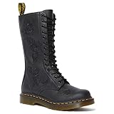 DISEÑO: Cuero Smooth Dr Martens Mono 1914 Vonda, Botas de Nieve para Mujer, Negro (Black 24986001), 39 EU