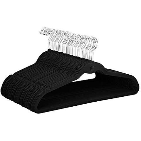 WANGIRL Prima 30 Piezas Perchas de Terciopelo Flocadas Antideslizantes Cover