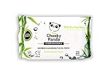 The Cheeky Panda Bamboo Facial Make Up Remover Wipes | Sustainable Face Wipes Eye Makeup Remover | Unscented Pack of 25 Face Wipes | 99% Purified Water