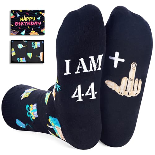 Zmart 45TH Birthday Gifts for Him - Socks for 45 Year Old Men Dad Women Husband Boss, Birthday Gift Ideas for Male in Their 40s
