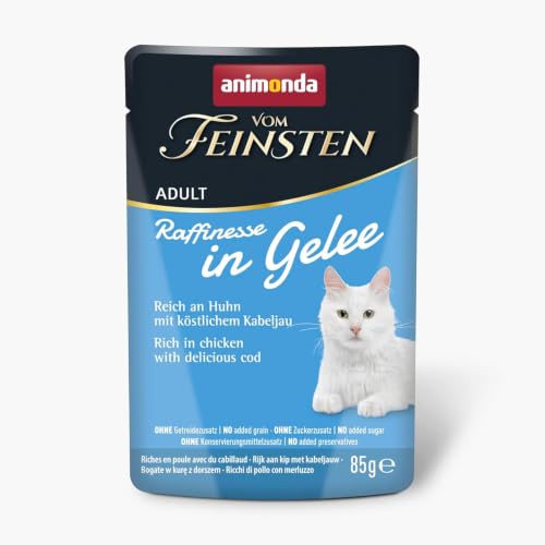 animonda Vom Feinsten Katzenfutter in Gelee Mix aus dem Wasser (12 x 85 g)