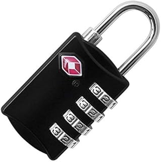 اقفال باشرطة لشنط السفر معتمدة من ادارة امن المواصلات الامريكية، اقفال قابلة للفصل بارقام سر من خليط معدني، اقفال شنطة سفر مختلطة