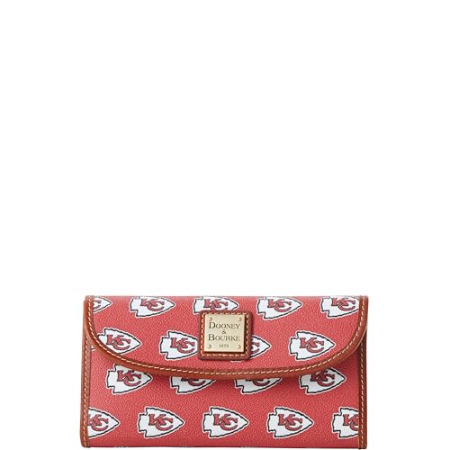 Dooney & Bourke Handbag, NFL Chiefs Continental Clutch Wallet - Red