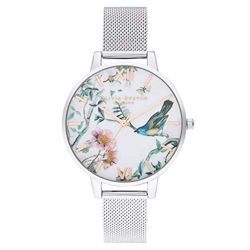 Preisvergleich Produktbild Olivia Burton Damen Analog Quarz Uhr mit Edelstahl Armband OB16EG147