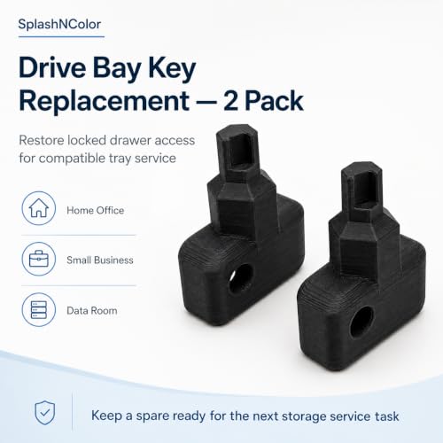 Cajón bloqueado resuelve con llave de bahía de unidad para Synology NAS 6