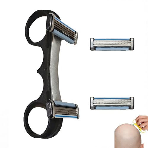 Fast Hair Clipper, Mens Manual Razor, Self-Haircut Trimmer Kit for Head, Beard, and Body, Double Fast, for Home & Travel (1PCS)