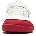 HOBIBEAR Kids Barefoot Shoes Wide Minimalist Zero Drop Sneaker for Boys Girls(Toddler/Little Kid/Big Kid) White-red