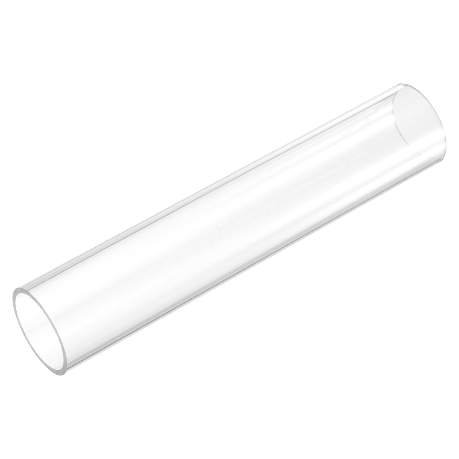 uxcell Rigid Round Clear Tubing 26mm(1") ID x 30mm(1 3/16") OD x 0.5Ft(150mm) Length Plastic Tube