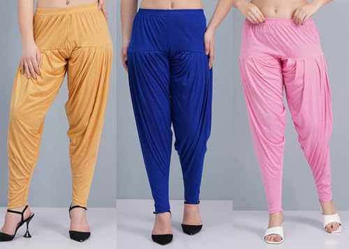 Image of Buy That Trendz Patiala Salwar for Women Relaxed Fit Viscose Patiyala Salwar Harem Bottom Pants
