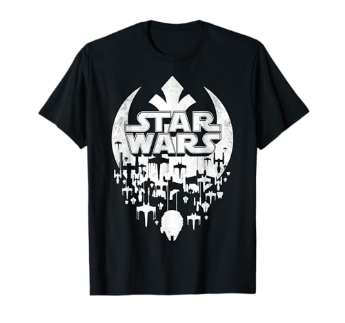 T-shirt Star Wars Rebel Chandelier en textile premium avec motif graphique durable