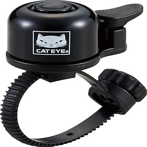 Cateye OH-1400 Fahrradklingel, Schwarz, One Size Cover