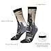 XZDWPY a Dystopian World Unisex Mid-Calf Socks 2 Black-1 Polyester Skin-Friendly Moisture-Wicking Fashionable Crew Socks