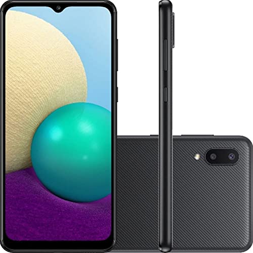 Smartphone Samsung Galaxy A02, Camera Dupla Traseira 13MP + 2MP, Selfie de 5MP, Tela Infinita de 6.5