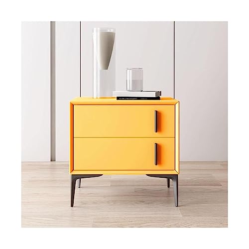 Table de Chevet Compacte avec 2 Tiroirs pour Organiser la Chambre et Supprimer le Désordre