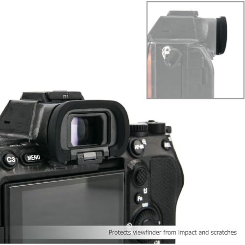 Image of MOSTOS - EP-19 Camera Eyepiece Eyecup Viewfinder for Sony A1, A1 II, A7 IV, A7 V, A7R V, A7S III & A9 III