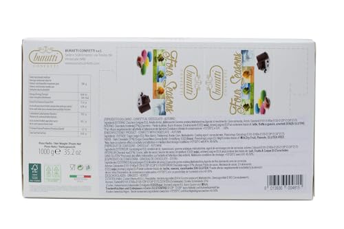 Buratti Confetti Gezuckerte Pralinen mit Herbstorangengeschmack,