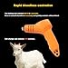 Docdciy Electric Dehorner for Cattle, Fast Heating Dehorning Tool for Calf, Lamb Goat Safe Efficient Horn Removal (US Plug)