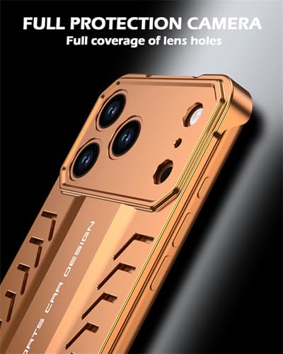 Coque en aluminium iPhone 17 Pro design minimaliste argent - 5